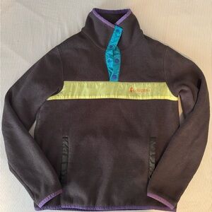 COTOPAXI Teca Fleece Pullover Womens Snap Jacket Sweater